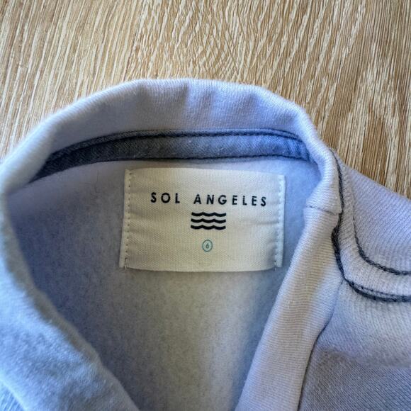 Sol Angeles Crew Neck Sweatshirt - Size 6 - Picture 2 of 8